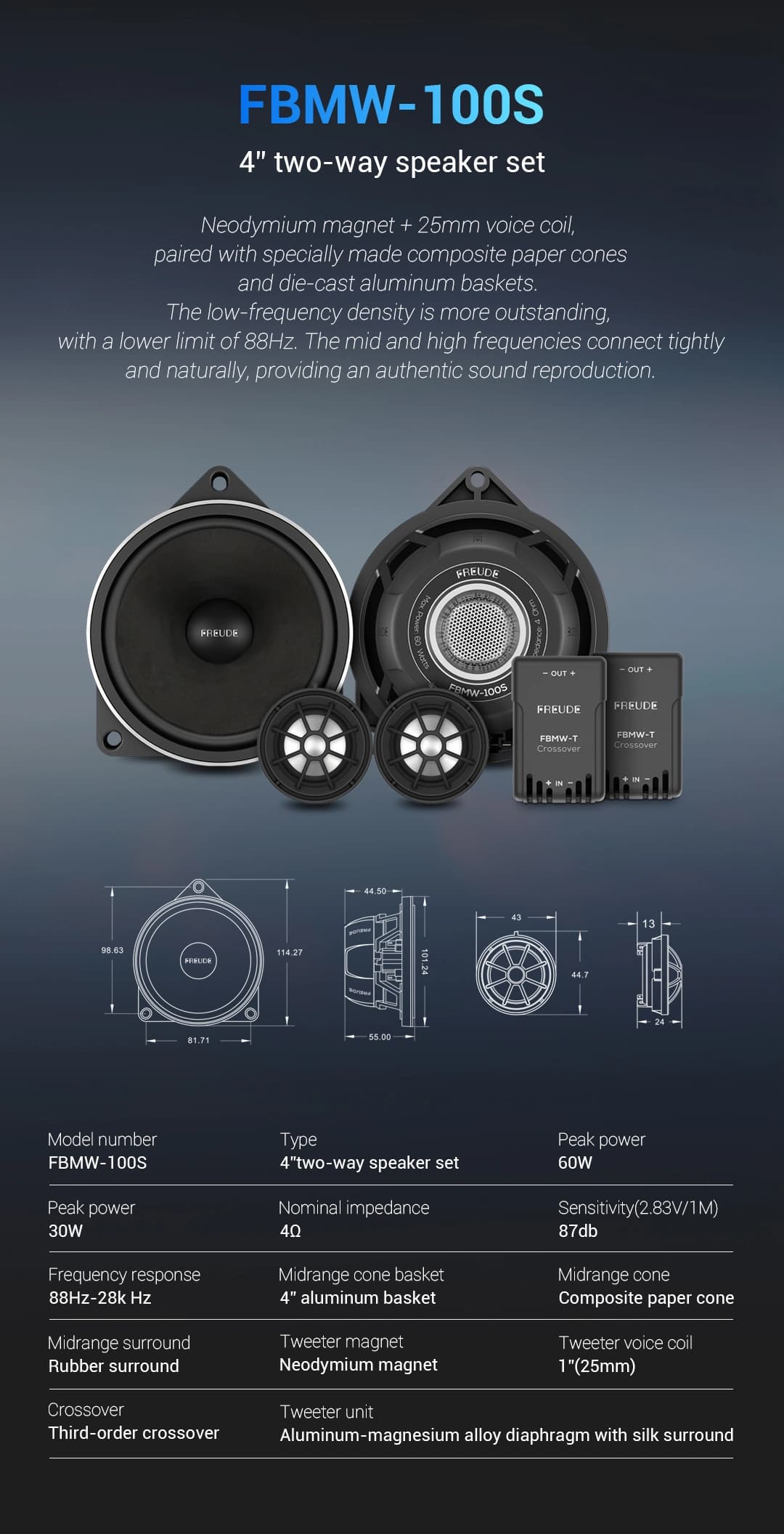 Freude Audio FBMW-100