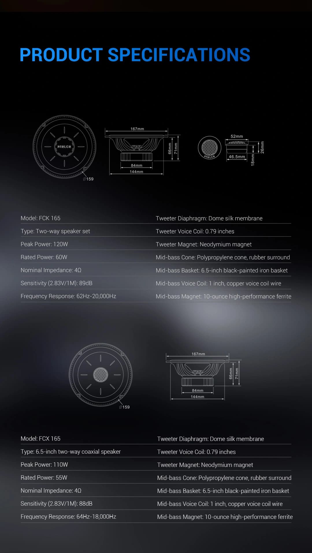 Freude Audio FCX-165
