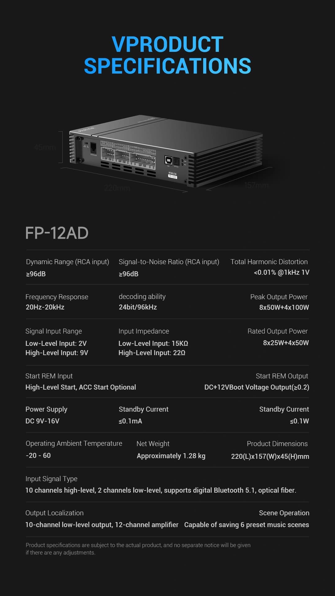 Freude Audio FP-12AD